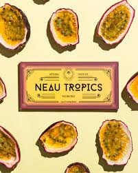 Neau Tropics Artisanal Chocolate – Passion Fruit Chocolate Bar 6g
